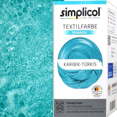 Simplicol Intensiv Textilfarbe Karibik-Türkis - bester-kauf.ch   Simplicol