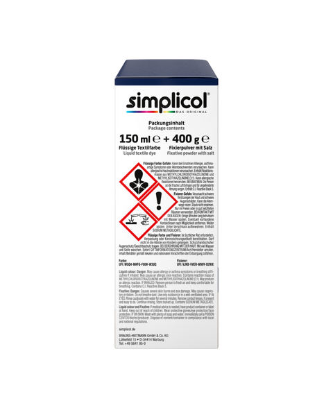bester-kauf.ch Simplicol Intensiv Textilfarbe Nacht-Blau Simplicol   Textilfarbe