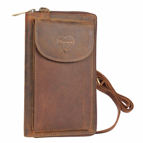 Smarte Handytasche passend für jedes Handy Tasche Hodalump & Ratschkatl Braun