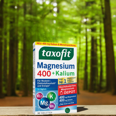 Taxofit Magnesium 400 Kalium Nerven
Elektolythaushalt
