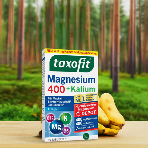 Taxofit Magnesium 400 Kalium Nerven
wandern Anstrengung
