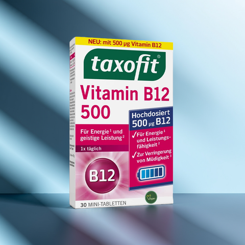 Taxofit Vitamin B12 450 µg Minitabletten - bester-kauf.ch   Taxofit