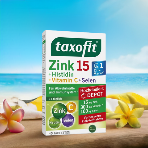 Taxofit Zink und Histidin und Selen und Vitamin C bester-kauf.ch
