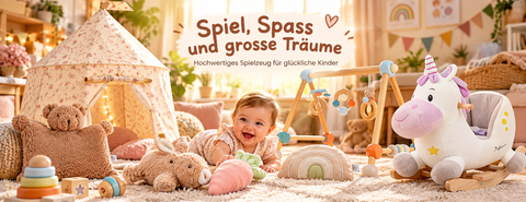 Kinderspielsachen Auswahl für Klein und Schulkinder