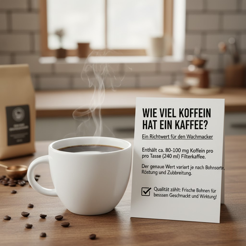 wie viel Koffein hat Kaffee - Ratgeber Schweiz von kaffeegeniesser.ch